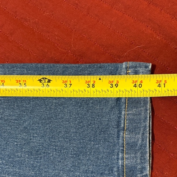 Luvamia Classic Wide Leg Blue Denim Women’s Jeans Size 12 - Picture 10 of 12